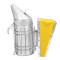 BS01-1 Middle Size Yellow gas box stainless steel bee smoker beehive smoker beekeeping equipment for Apiary