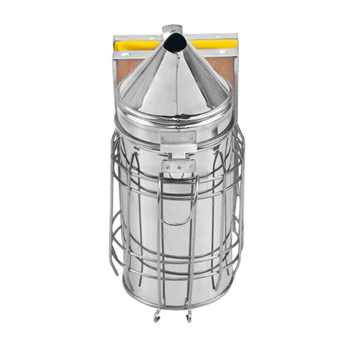 Middle Size Yellow gas box stainless steel bee smoker beehive smoker beekeeping equipment for Apiary