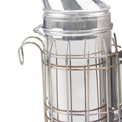 BS01-1 Middle Size Yellow gas box stainless steel bee smoker beehive smoker beekeeping equipment for Apiary