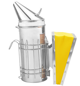 Large Size Yellow gas box stainless steel bee smoker beehive smoker beekeeping equipment for Apiary
