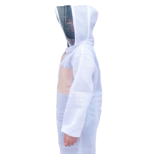 CLA04- White 3D Space Cotton Ventilated Beekeeping Clothing Beekeeping Protective Suit for beekeeping