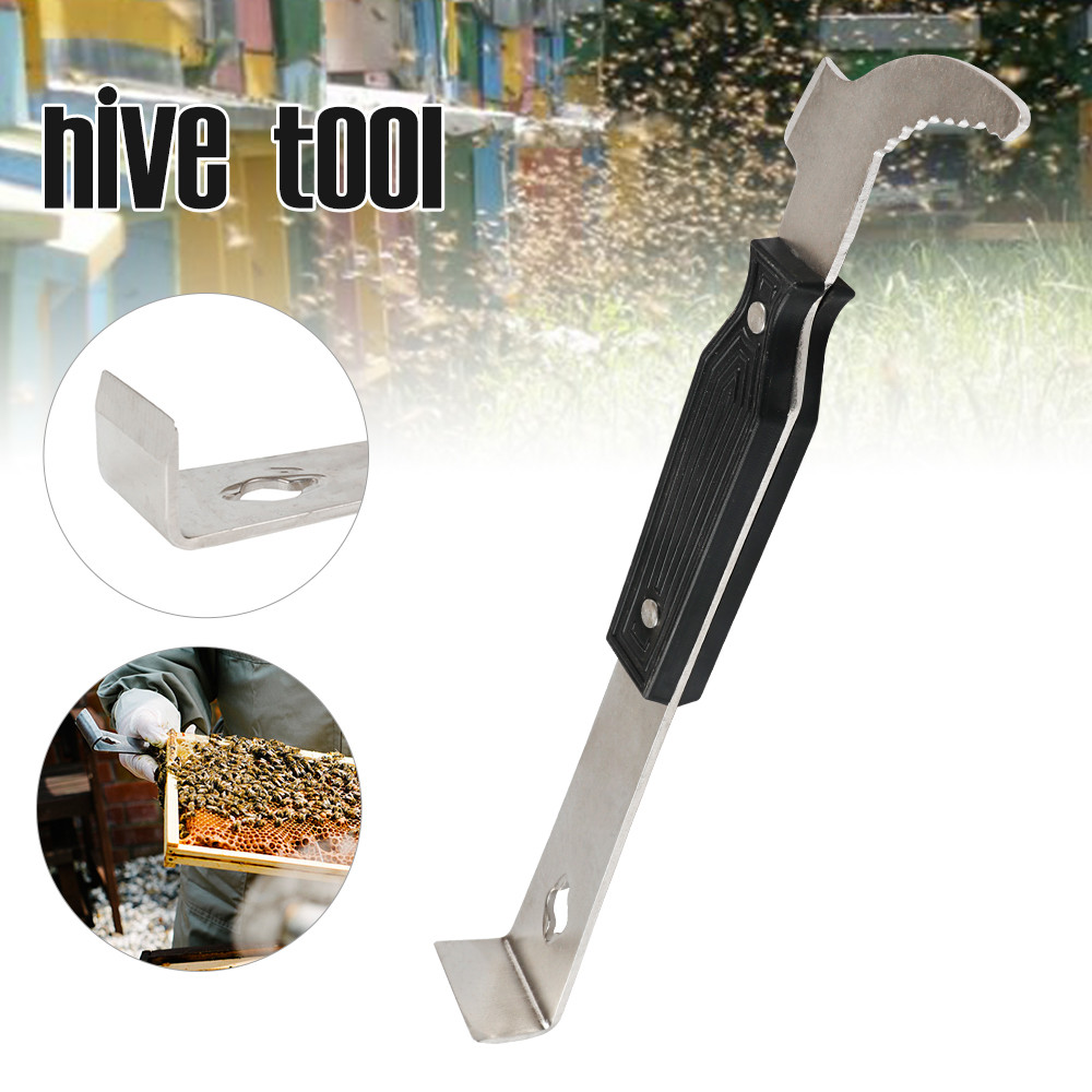 Black Plastic handle Hive tool