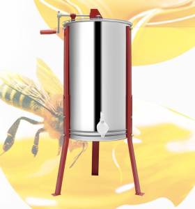 HE02-- 3 Frames Stainless Steel Manual honey extractor