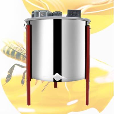 HE04-1- 6 Frames Stainless Steel Electric Honey Extractor Honey Separator for Apiary