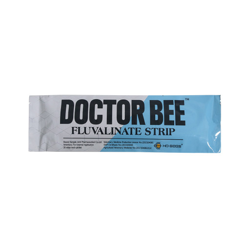 DOCTOR BEE Fluvalinate Strips 20 Strips Against Varroa Mite