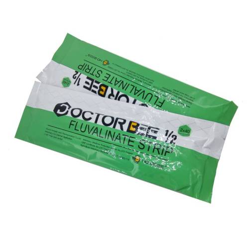 DOCTOR BEE 1/2 Type Fluvalinate Strips 2X 40 Strips/PACK Against Varroa Mite
