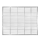 QE05 Stainless steel queen excluder 4 edges rimmed