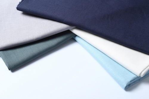 High quality custom plain shirting cotton textile fabric new model fashion linen cotton fabric for shirt
