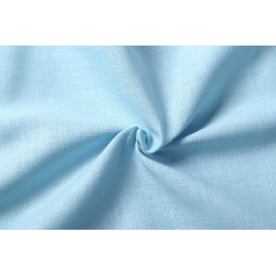 High quality custom plain shirting cotton textile fabric new model fashion linen cotton fabric for shirt