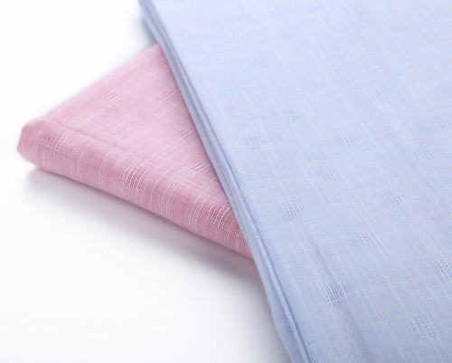 Wholesale factory price cotton woven fabrics top selling custom shirting cotton linen fabric