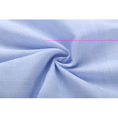 Wholesale factory price cotton woven fabrics top selling custom shirting cotton linen fabric