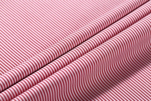 Made in china soft men's suit garment textile cloth striped stretch cotton polyester fabric