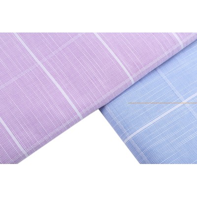 100% cotton plaid shirt fabric anti-static textile