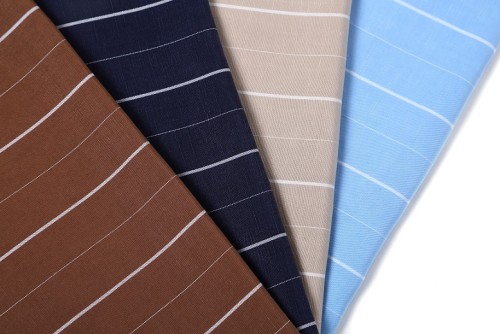 Wholesale all kinds of color striped shirt textile and clothing woven fabric