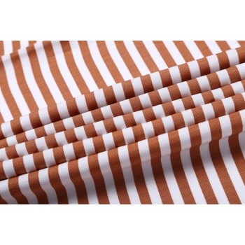 Wholesale Tencel linen striped blend fabric weaving fabric