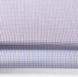 Custom 100% Cotton Shirt Fabrics Hot Sale Fashion Plaid Woven Textiles Fabric For Garment