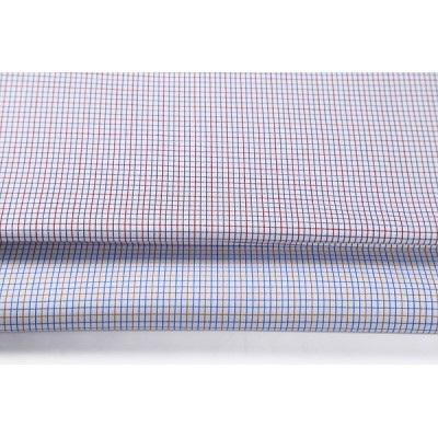 Custom 100% Cotton Shirt Fabrics Hot Sale Fashion Plaid Woven Textiles Fabric For Garment