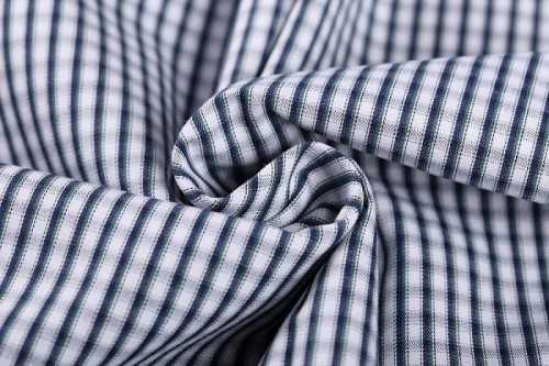 High quality custom plaid 100% cotton textile fabrics stocklot wholesale fashion cotton fabric for shirting