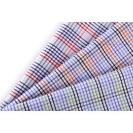 Hot sale Plaid 100% cotton woven fabric wholesale custom cotton fabric for garment