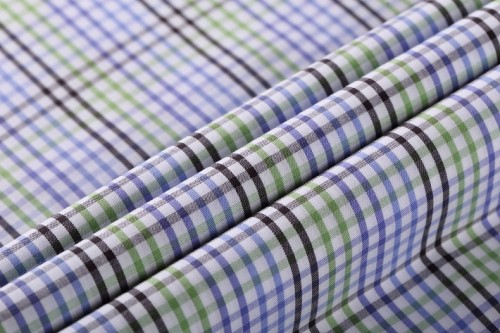 Hot sale Plaid 100% cotton woven fabric wholesale custom cotton fabric for garment