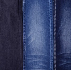 Popular high stretch jeans 90% cotton polyester 5.5oz fabric denim textile