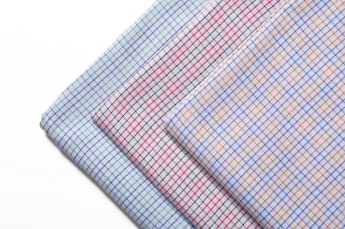 Top guality 100% cotton 50s yarn dyed new design shirting fabric for men's shirt