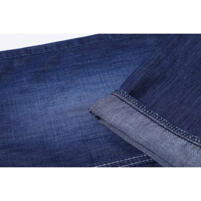 High stretch woven jeans 100 cotton cloth material denim fabric stock lot