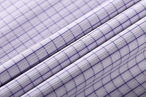 High density 50s yarn dyed 100% cotton fabric roll wholesale custom plaid shirting cotton fabric