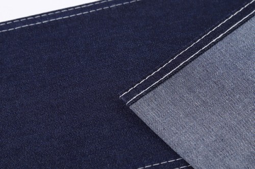 Hot selling denim blended cotton fabric price print blended poly viscose fabric