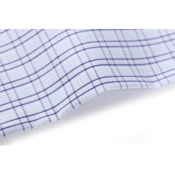 High Density Fashion 100% Cotton Plaid Stretch Fabrics Woven Fabric for shirting