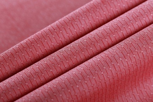 Hot sale comfortable custom color 100% cotton woven jacquard fabric textile