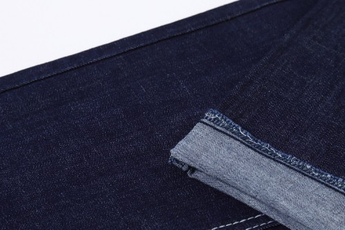 Hot sale polyester swatches stock lot cotton lycra denim fabric