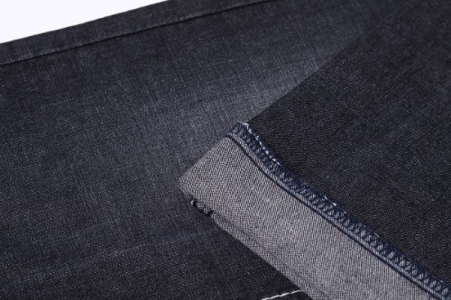 Factory wholesale 100% cotton material textile cloth for jeans printed black custom cotton denim