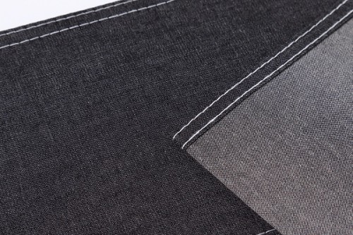 Factory wholesale 100% cotton material textile cloth for jeans printed black custom cotton denim