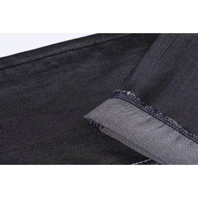 Hot selling good quality stretch black denim fabric wholesale