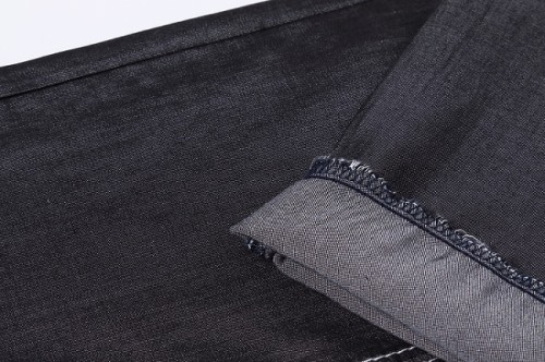 Hot selling good quality stretch black denim fabric wholesale
