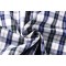2019 Hot sale 100% Cotton Textile Fabrics  Plaid 50s*50s Fabric for shirting.