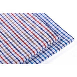 New model fashion check shirting woven fabrics wholesale 100% cotton fabric for shirting