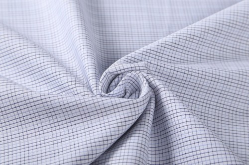 Top quality fashion yarn dyed woven textile fabrics wholesale plaid shirt 100% cotton fabric