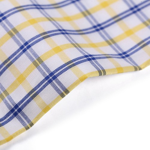 2019 top selling custom plaid clothing fabric 50s yarn dyed 100% cotton fabric for shirting