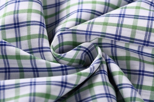 2019 top selling custom plaid clothing fabric 50s yarn dyed 100% cotton fabric for shirting