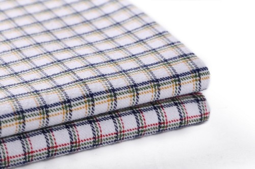 Good quality 100% cotton fabrics new fashion wholesale plaid fabric for shirting