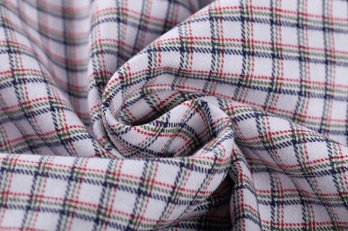 Good quality 100% cotton fabrics new fashion wholesale plaid fabric for shirting