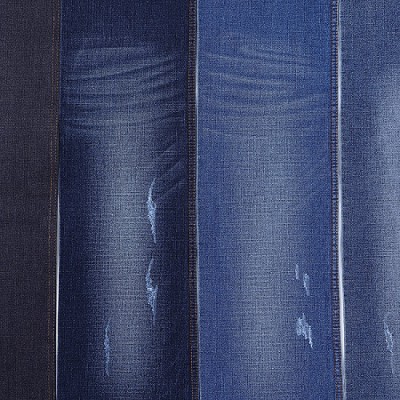 Custom design 10*10 woven denim 66 cotton 33 polyester 1spandex