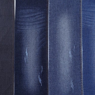 Wholesale customized fashion woven 8*8 soft denim jeans fabric