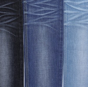 China manufacturers making blue gray high-stretch denim textile