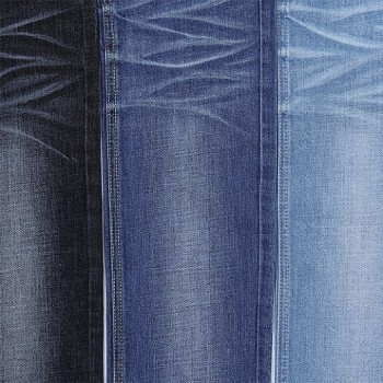 China manufacturers making blue gray high-stretch denim textile