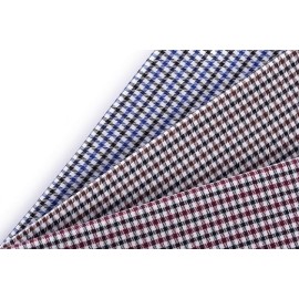 Wholesale stock 100% cotton clothing woven fabric good quality custom plaid fabric for shirting