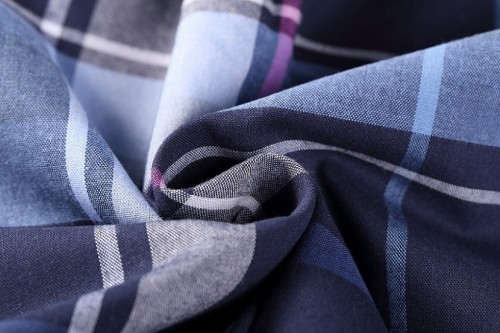 Good quality Fashion Egyptian Mercerizing 100% Cotton Fabrics stock Shirt Woven Fabric