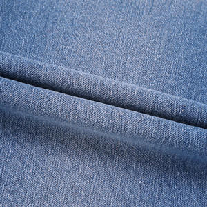 Factory direct sales fashion woven printed knit denim fabric